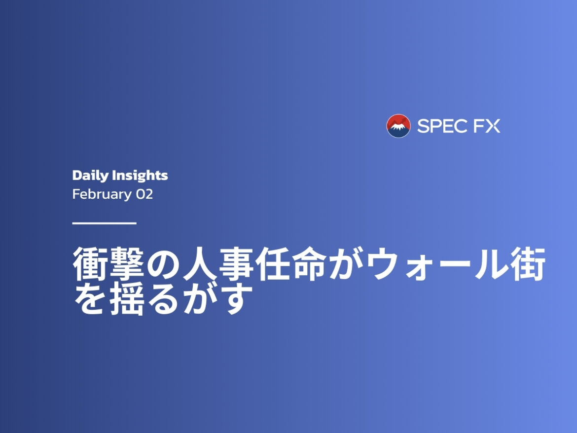 FRB議長人事で市場が急変動｜Spec FXでCFD取引を活用